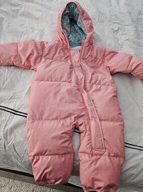 Columbia Pink Infant Insulated Snowsuit Bunting